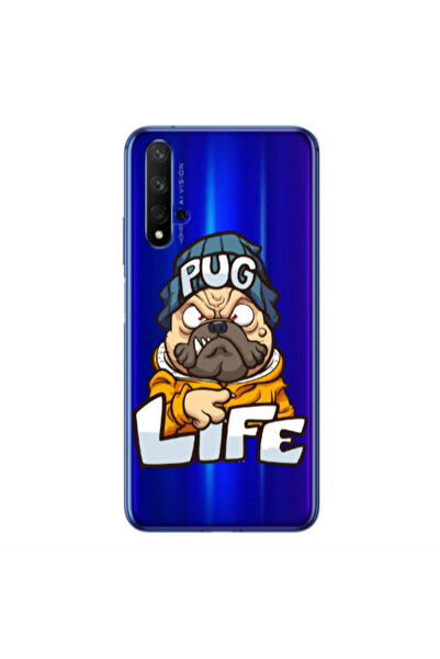 Other Huawei Nova 5 T Pug Life 2 Transparent Silicone TPU Θήκη
