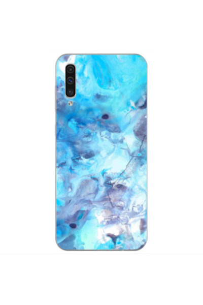 Other Samsung A70 Marble Clouds Transparent Silicone TPU Θήκη