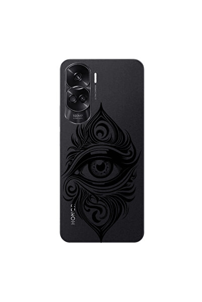 Other Honor 90 Lite 5G Eye patterned drawing Transparent Silicone TPU Θήκη