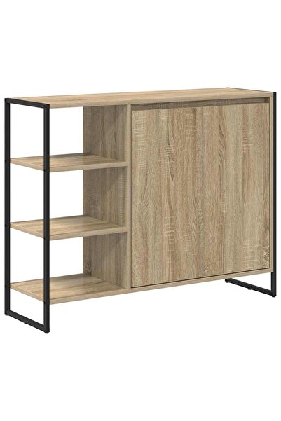 vidaxl Dulap lateral Sonoma 96.5 x 30 x 75 cm Lemn compozit