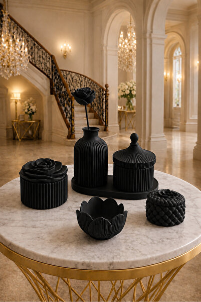 Gizem Design Products 10 Parça Lüks Ev Dekorasyon Seti - / Hediyelik Obje Seti