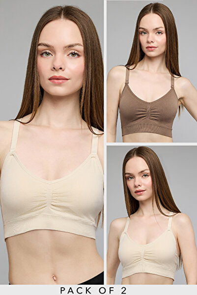 R&B 2 Pack Racer Back Sports Bras