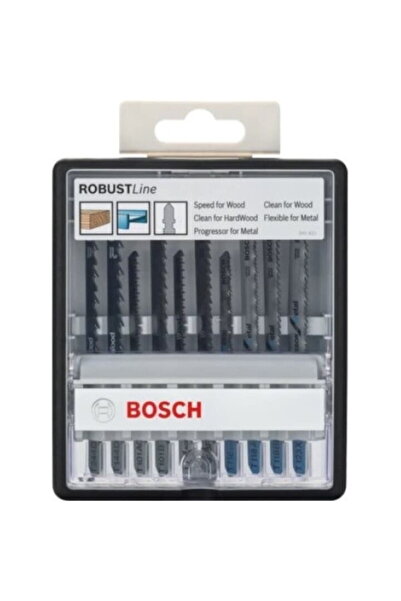 Bosch Top Bottom Set of 10 jigsaw blades