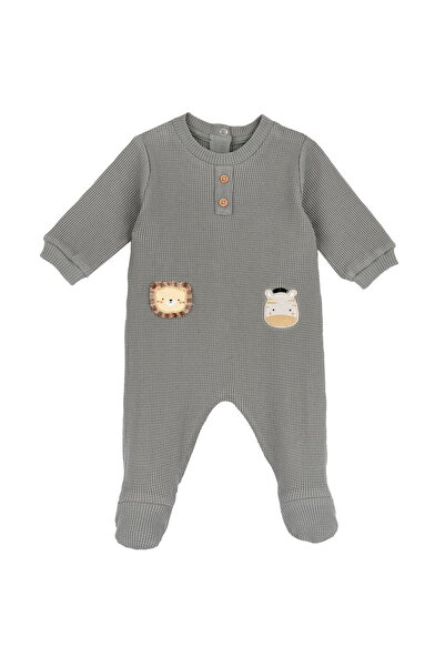Chicco Bebek Arkadan Açılan Yuvarlak Yakalı Tulum