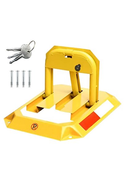 OEM Manual parking lock with 3 keys yellow