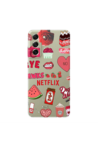 Other Samsung S22 pizza is my valentine Transparent Silicone TPU Θήκη