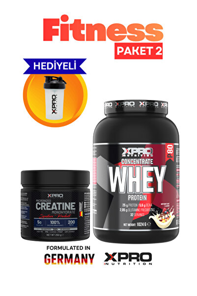 Xpro Nutrition WHEY BİRTHDAYCAKE 1024 GR + 250 GR CREATİNE PAKETİ