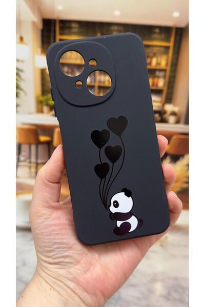 Vip Case Tecno Spark Go1 Uyumlu Kalpli Panda Desenli Silikon Darbe Emici Klas...