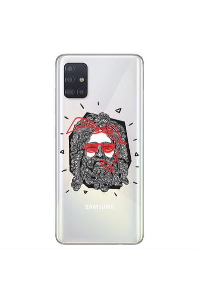Other Samsung A51 Cool glasses Transparent Silicone TPU Θήκη