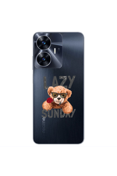 Other Realme Note 50 Lazy sunday Transparent Silicone TPU Θήκη