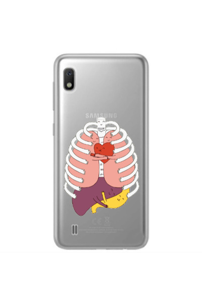 Other Samsung A10 Anatomy Transparent Silicone TPU Θήκη