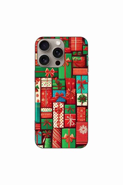 OEM Husa compatibila cu Apple iPhone 16 Pro Max Silicon Gel Tpu Model Xmas Gi...