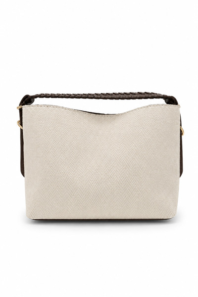 Sellini Elara Textured Brown Women's Hand and Shoulder Bag