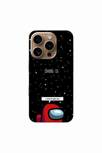 OEM Case compatible with Apple iPhone 16 Pro Silicone Gel Tpu Model Among Us