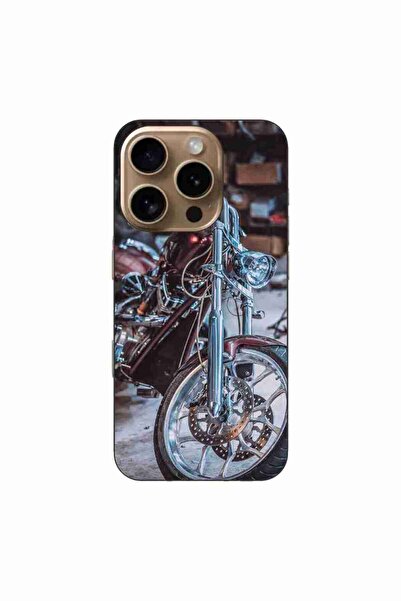 OEM Husa compatibila cu Apple iPhone 16 Pro Silicon Gel Tpu Model Harley Garage