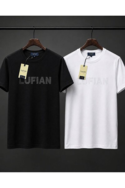 Lufian 2 li avantajlı set erkek yazlık tişört