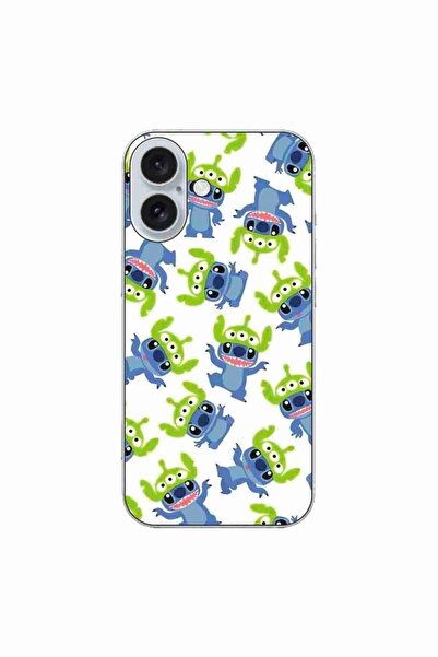OEM Husa compatibila cu Apple iPhone 16 Silicon Gel Tpu Model Stitch Pattern ...