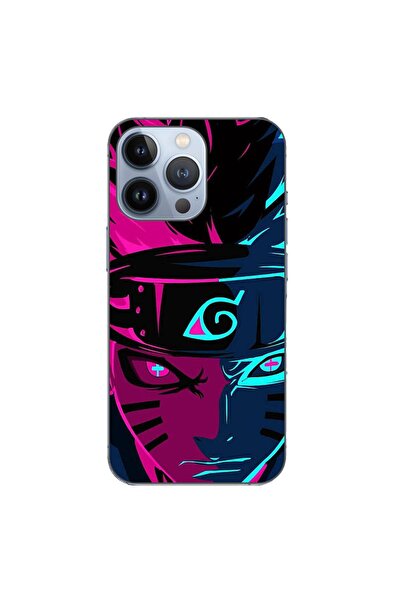 OEM Husa compatibila cu Apple iPhone 13 Pro Silicon Gel Tpu Model Naruto Purp...