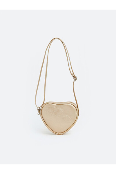 LC Waikiki Heart Patterned Girls' Shoulder Bag