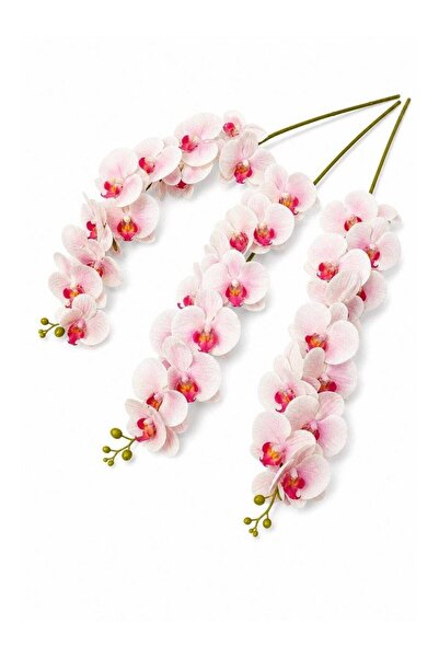 OEM Orhidee artificiala 21 flori 93 Alb-Roz
