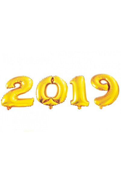 OEM Balloons Written 2019 (Top Bottom Set of 3) Gold