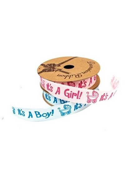 OEM Panglica It S A Boy,It S A Girl 2,5 Cm Roz