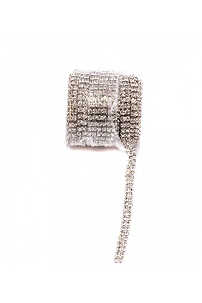 OEM Rhinestone Chain 2 Rows 1.6mm- 5yards Silver