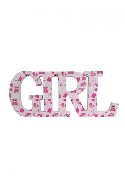 OEM Ornament Din Lemn Scris Girl Ursuleti