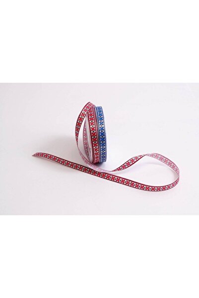 OEM Traditional Satin Ribbon With Border 1cm/22m Blue