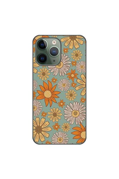 OEM Husa compatibila cu Apple iPhone 11 Pro Silicon Gel Tpu Model Vintage Meadow