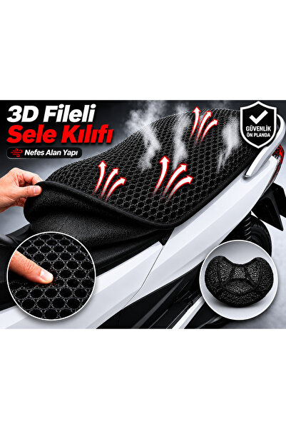Vi Caro Mondial 125 Kt Motorcycle Saddle Cover 3D Mesh Saddle Cover Breathabl...