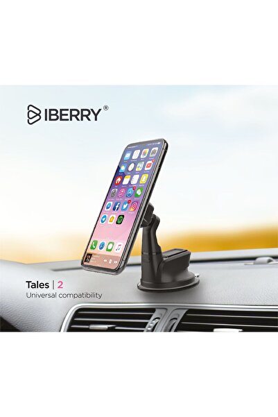 İBERRY TALES2 KIRMIZI VANTUZLU MANYETİK ARAÇ İÇİ TELEFON TUTUCU Tüm Cihazlarla Uyumludur Brands: