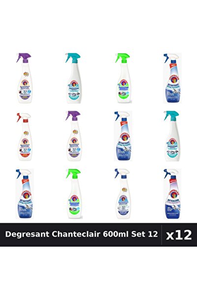 Chanteclair Set 12 Degresant Universal 600-625ml - Lavanda, Lamaie, Marsilia,...