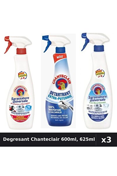 Chanteclair Set 3 Degresant Universal 600ml, 625ml - Marsilia, Bicarbonat, De...