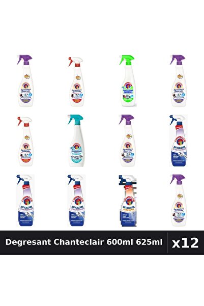 Chanteclair Set 12 Degresant Universal 600ml 625ml - Mosc, Marsilia, Lavanda,...