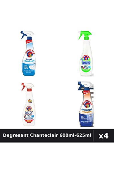 Chanteclair Set 4 Degresant Universal 600ml-625ml - Lamaie, Marsilia, Anticalcar