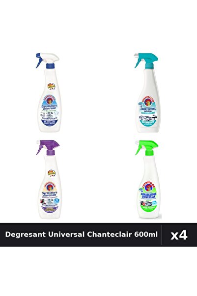Chanteclair Set 4 Degresant Universal 600ml - Bicarbonat, Anti-Miros, Lavanda...