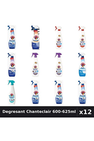 Chanteclair Set 12 Degresant Universal 600-625ml - 7 Arome, Anticalcar, Detar...