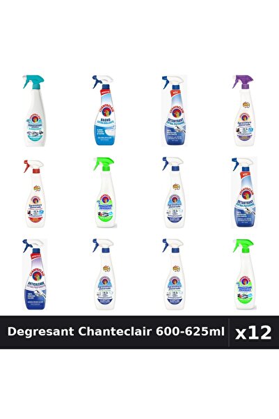Chanteclair Pachet 12 Degresant Universal 600-625ml - 8 Arome, Anticalcar, De...