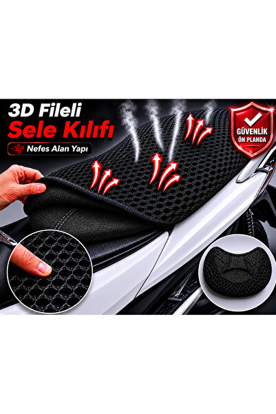 Vi Caro Lifan Eagle 125 Motorcycle Saddle Cover 3D Mesh Saddle Cover Breathab...