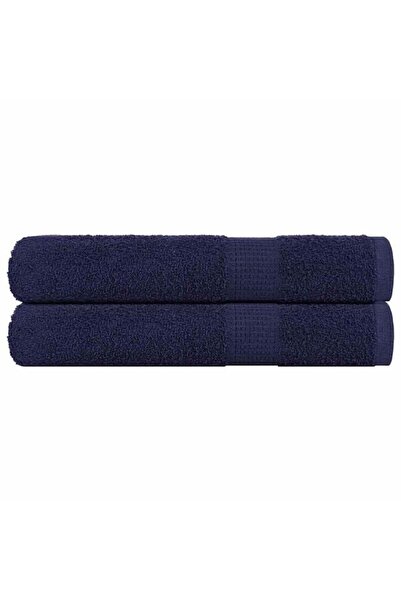 vidaxl Prosoape de saună, FROGN, 2 buc., albastru marin, 80 x 200 cm, 360 g/m²