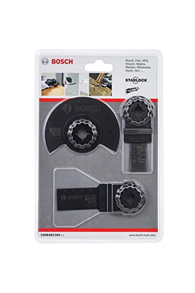 Bosch Top Bottom Set of 3 wood saw blades