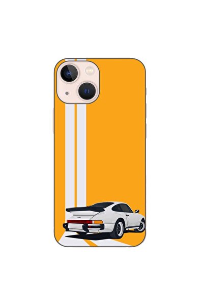 OEM Husa compatibila cu Apple iPhone 13 Mini Silicon Gel Tpu Model Porsche 91...