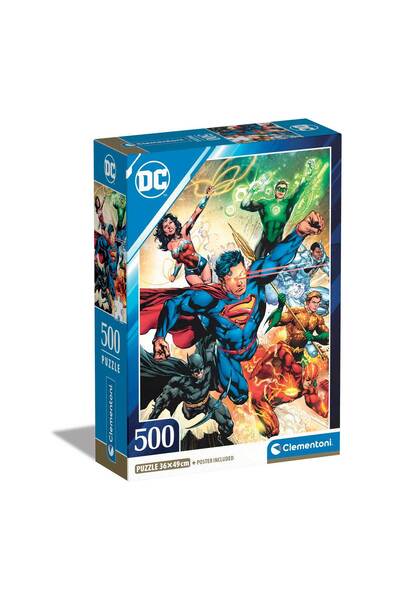 CLEMENTONI Παζλ High Quality Collection DC Comics Justice League 500 τμχ - Co...