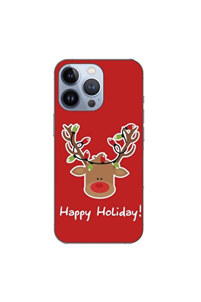 OEM Husa compatibila cu Apple iPhone 13 Pro Silicon Gel Tpu Model Craciun Ren...