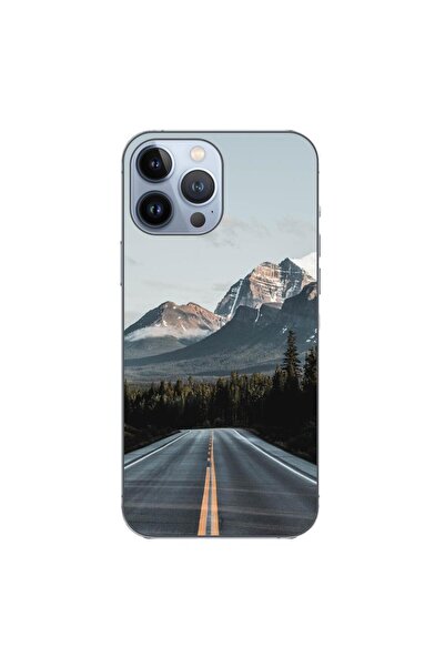 OEM Husa compatibila cu Apple iPhone 13 Pro Max Silicon Gel Tpu Model Mountai...