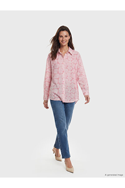 LC Waikiki Patterned Oversize Women's Shirt Tunic