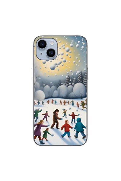 OEM Θήκη συμβατή με Apple iPhone 14 Plus, από σιλικόνη gel TPU, με σχέδιο παι...