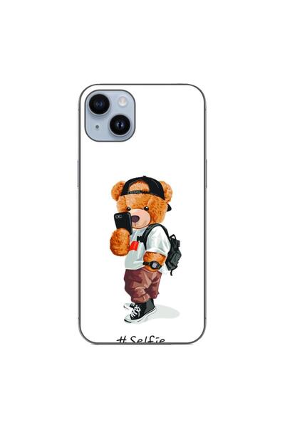 OEM Husa compatibila cu Apple iPhone 14 Plus Silicon Gel Tpu Model Bear Teddy...
