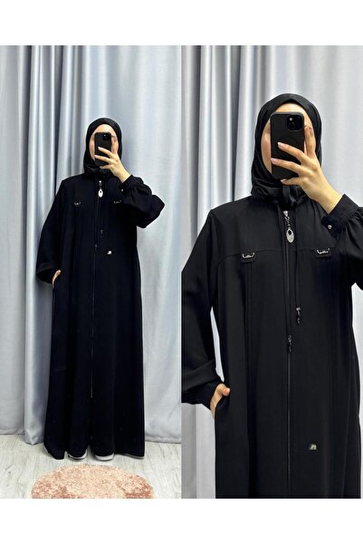 moda acar Buttoned Sleeves Ferace
